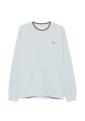 Drôle De Monsieur logo-embroidered sweatshirt - Blue