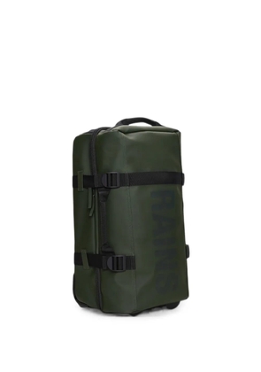 Rains Texel logo-print buckle-strap luggage bag - Green