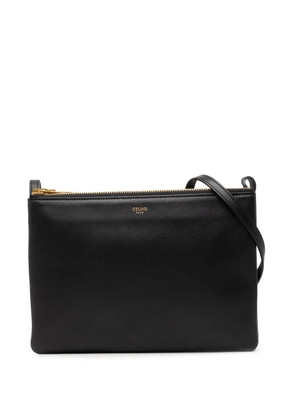 Celine Pre-Owned 2019 Large Lambskin Trio crossbody bag - Black