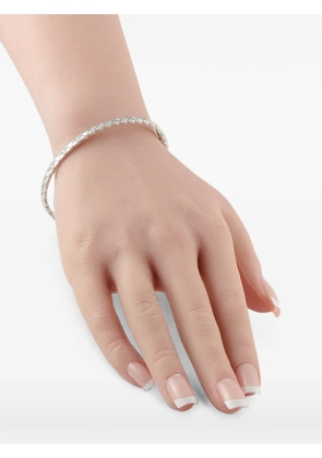 CHANEL Pre-Owned diamond lattice bangle - Silver