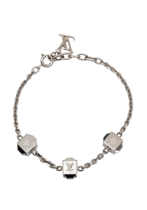 Louis Vuitton Pre-Owned 2011 Brass Gamble Crystal Bracelet costume bracelet - Silver