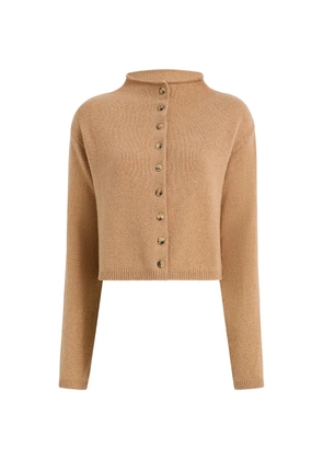 KHAITE Annora cardigan in camel - Neutrals