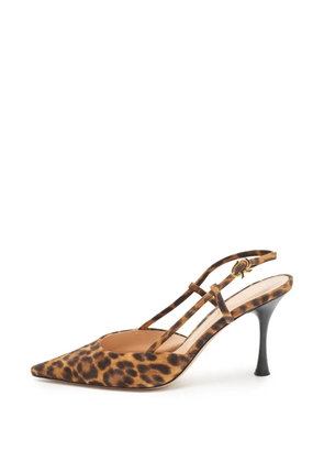 Gianvito Rossi Ascent slingback pumps - Brown