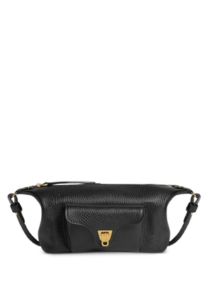 Coccinelle mini Beat leather shoulder bag - Black