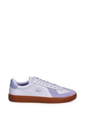 Lacoste Baseshot Pro logo-patch panelled sneakers - Purple