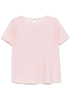Bruno Manetti fine-knit T-shirt - Pink