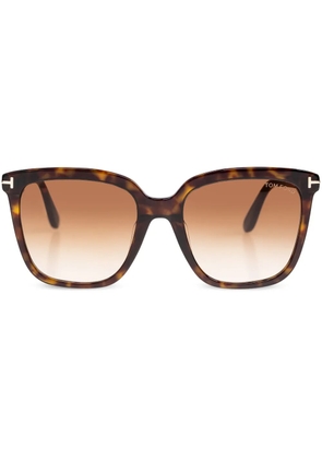 TOM FORD Eyewear T-hinge sunglasses - Brown
