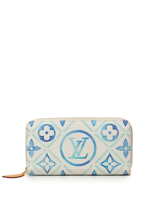 Louis Vuitton Pre-Owned 2021-2026 Monogram By The Pool Zippy Wallet long wallets - Blue