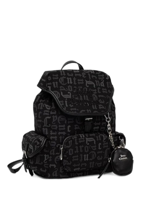 Juicy Couture Carol monogram-print charm-detail backpack - Black