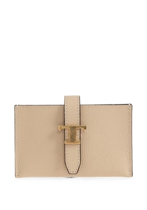 Tod's Timeless grained leather wallet - Neutrals