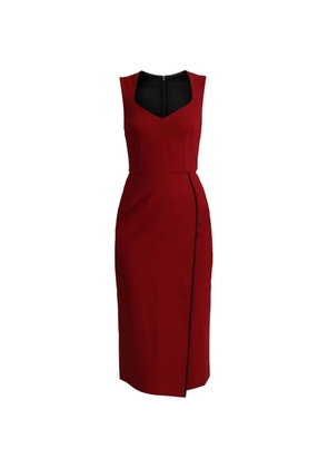 Dolce & Gabbana piped midi dress - Red