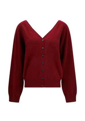 Lisa Yang Jiani V-neck cardigan - Red