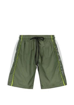 Plein Sport logo-print drawstring swim shorts - Green