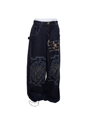 Just Cavalli Vintage printed relaxed-fit jeans - Blue
