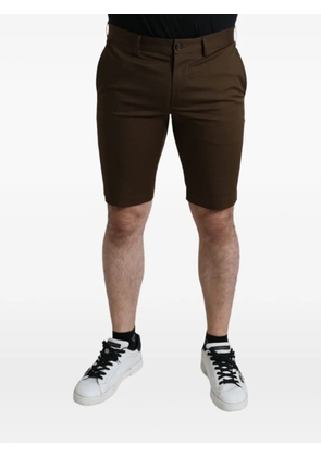 Dolce & Gabbana stretch-cotton bermuda shorts - Brown