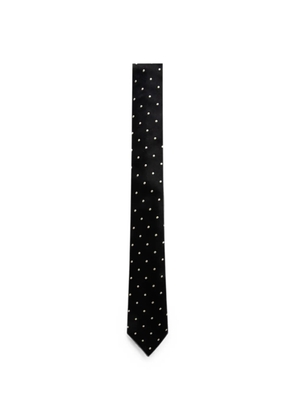 TOM FORD polka-dot silk tie - Black