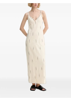 rag & bone Aubrey adjustable-strap maxi dress - Neutrals