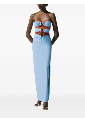 Baobab Zur ring-detail maxi pareo - Blue