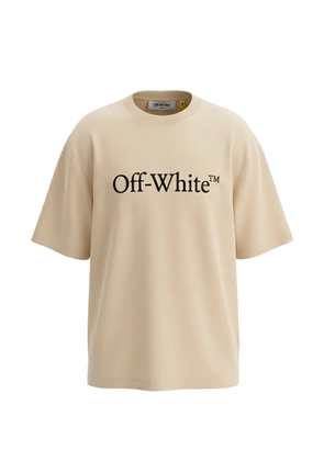 Off-White logo-print short-sleeve T-shirt - Neutrals