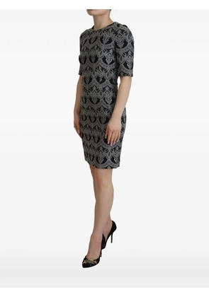 Dolce & Gabbana crew-neck mini dress - Black