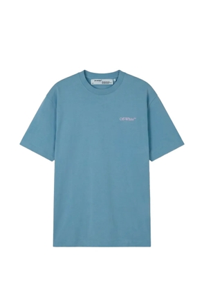 Off-White logo-print Arrows T-shirt - Blue