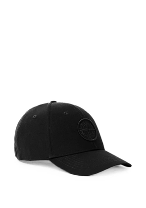 Stone Island logo-patch baseball cap - Black