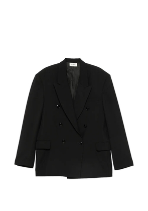 A.M.G. double-breasted peak-lapels jacket - Black