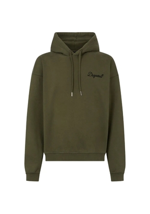 DSQUARED2 signature relax-fit hoodie - Green