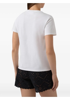 MC2 Saint Barth embellished cotton T-shirt - White