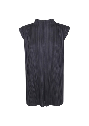Pleats Please Issey Miyake pleated blouse - Black