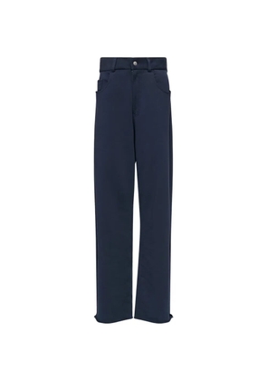 MM6 Maison Margiela raw-cut pants - Blue