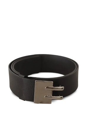 Costume National leather buckle-fastening belt - Black