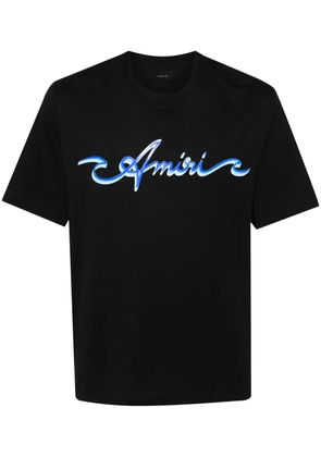 AMIRI logo-print cotton T-shirt - Black