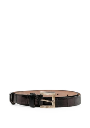 Dolce & Gabbana Pre-Owned buckle leather belt - Brown