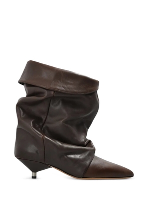 ISABEL MARANT Edrik slouchy ankle boots - Brown
