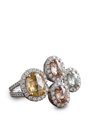 HYT Jewelry diamond cocktail ring - Silver