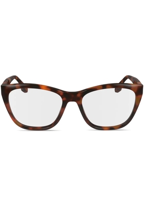 Victoria Beckham Eyewear tortoiseshell-effect glasses - Brown
