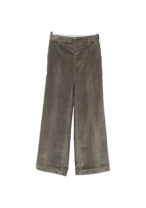 Brunello Cucinelli corduroy wide-leg trousers - Green