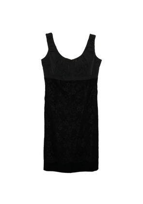 Louis Vuitton Pre-Owned lace corset dress - Black