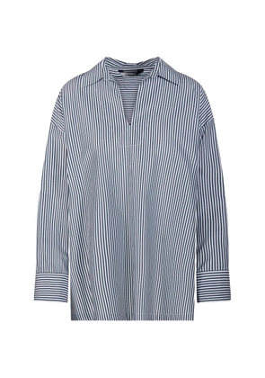 'S Max Mara striped long-sleeve blouse - White