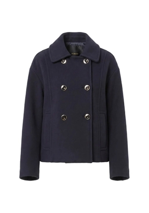 PINKO double-breasted pleated jacket - Blue
