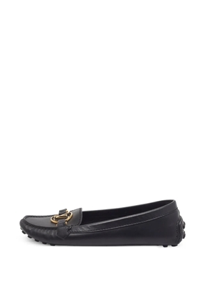 Louis Vuitton Pre-Owned Dauphine leather loafers - Black