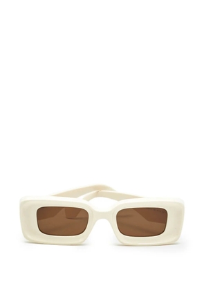 ISABEL MARANT Anagram rectangle-frame sunglasses - Neutrals