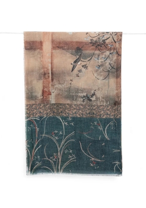 Pierre-Louis Mascia floral-print scarf - Neutrals