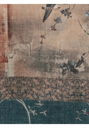 Pierre-Louis Mascia floral-print scarf - Neutrals