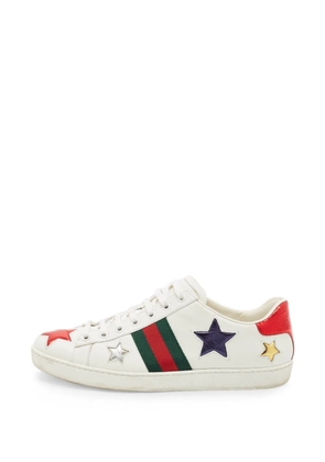 Gucci Pre-Owned Ace Web sneakers - White