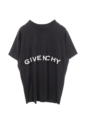 Givenchy Pre-Owned 2010s 4G logo-embroidered T-shirt - Black