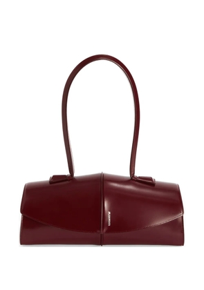 Jil Sander Linea piped leather shoulder bag - Red