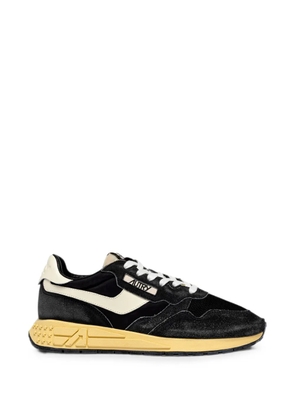 Autry Reelwind suede-panel sneakers - Black