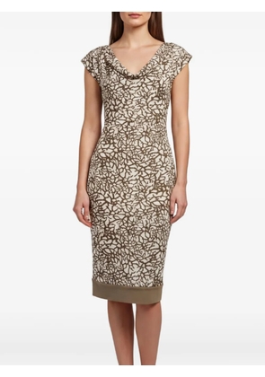 DVF Diane von Furstenberg printed midi dress - Brown